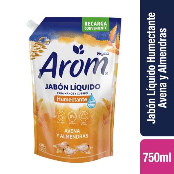 JABON AROM AVENA ALMENDRA 750ML