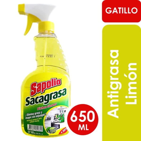 SAPOLIO ANTIGRASA LIMON 650 ML
