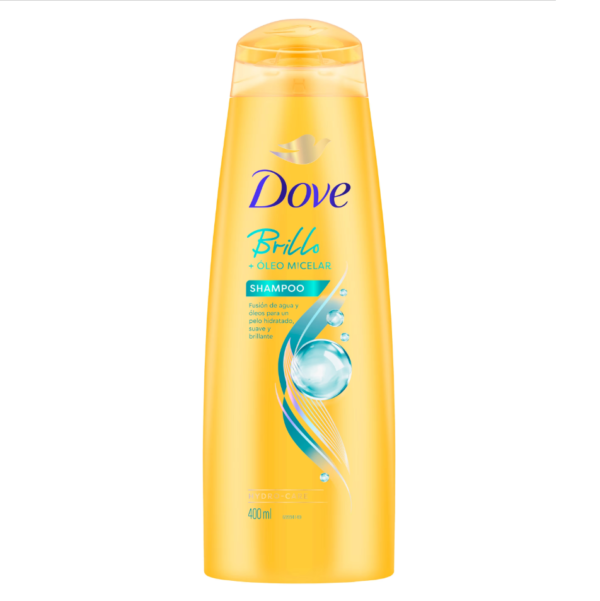 SHAMPOO DOVE BRILLO MICELAR 400ML