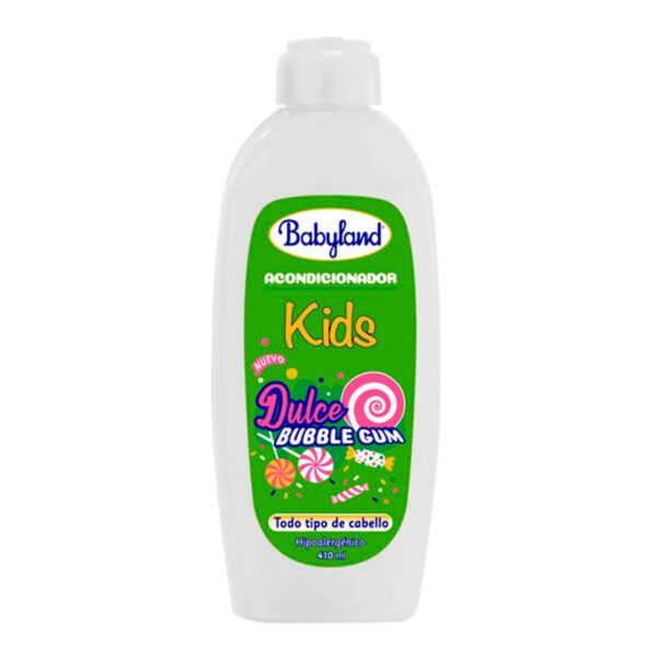 ACONDICIONADOR BABYLAND KIDS DULCE BUBBLE 410ML