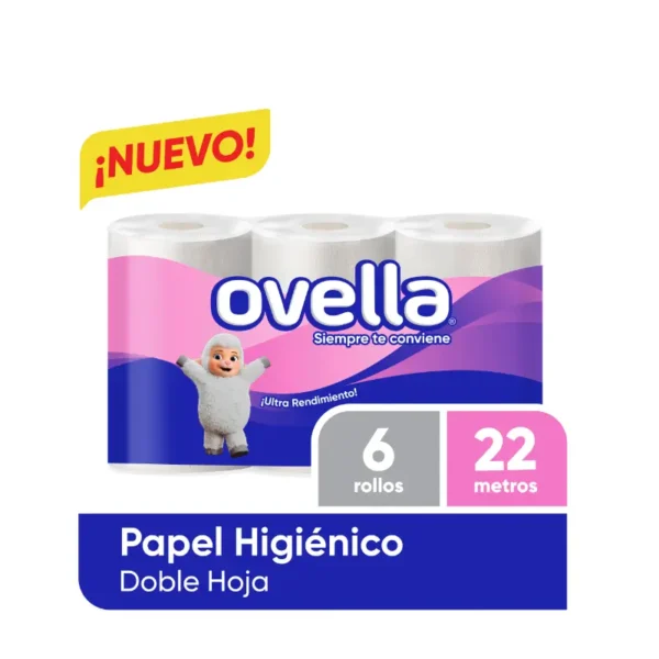 PAPEL HIGIENICO OVELLA DH 22MTSX6