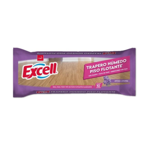 TRAPERO HUMEDO EXCELL LAVANDA PISOS FLOTANTE
