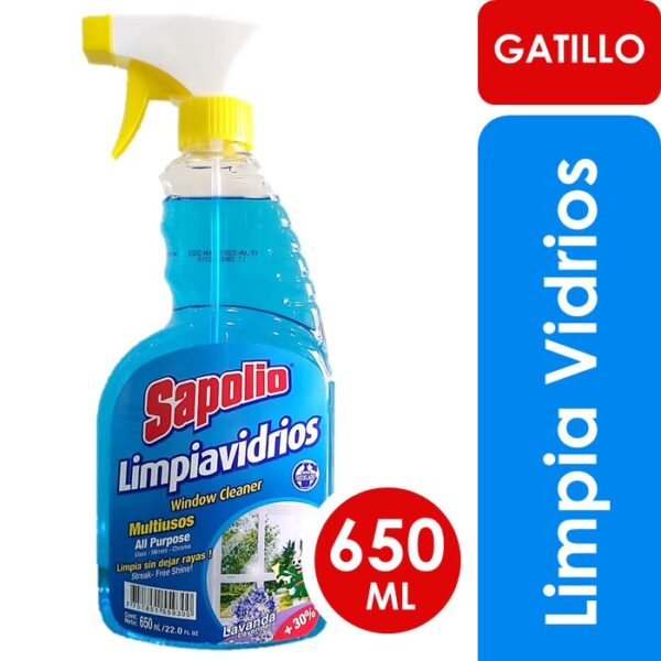 LIMPIAVIDRIO GATILLO SAPOLIO 650 ML