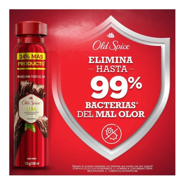 OLD SPICE SPRAY HOMBRE LEÑA - Imagen 3