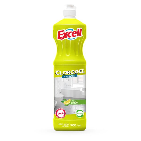 CLORO GEL EXCELL LIMON 900CC