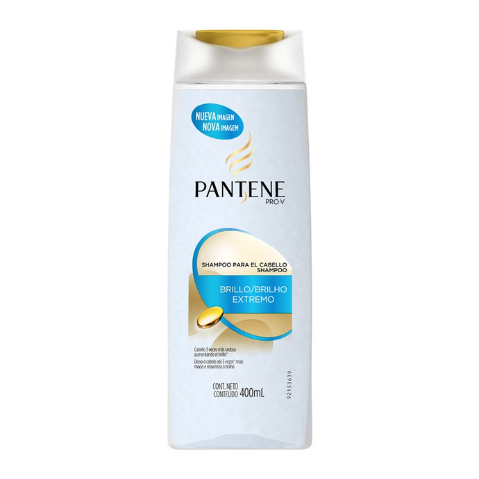 Shampoo Pantene Brillo Extremo 400 ml