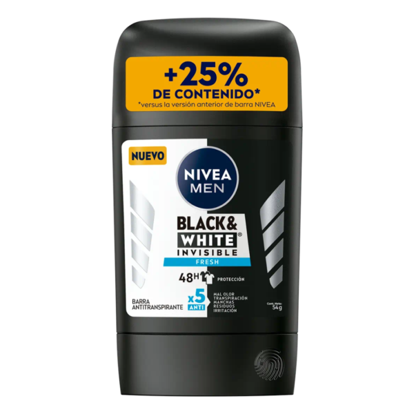 NIVEA BARRA MEN B/W FRESH