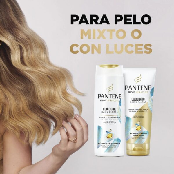 Shampoo Pantene Equilibrio Raíz y Puntas Baobab 300ml - Imagen 2