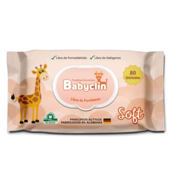 TOALLA HUMEDA BABYCLIN 80UND
